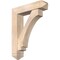 Ekena Millwork Imperial Arts and Crafts Smooth Bracket w/ Offset Brace, Douglas Fir, 7 1/2"W x 32"D x 40"H BKT0806X32X40IMP03SDF - alternate 1